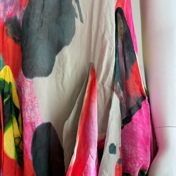 All Saints Lolita Dress Silk // US Size 6 - Picture 7 of 8